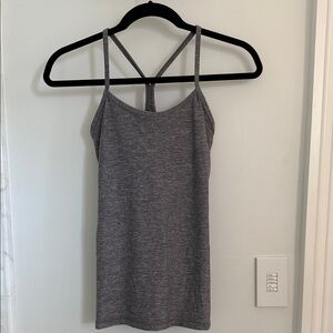 lululemon athletica Charcoal Strappy Tank Top